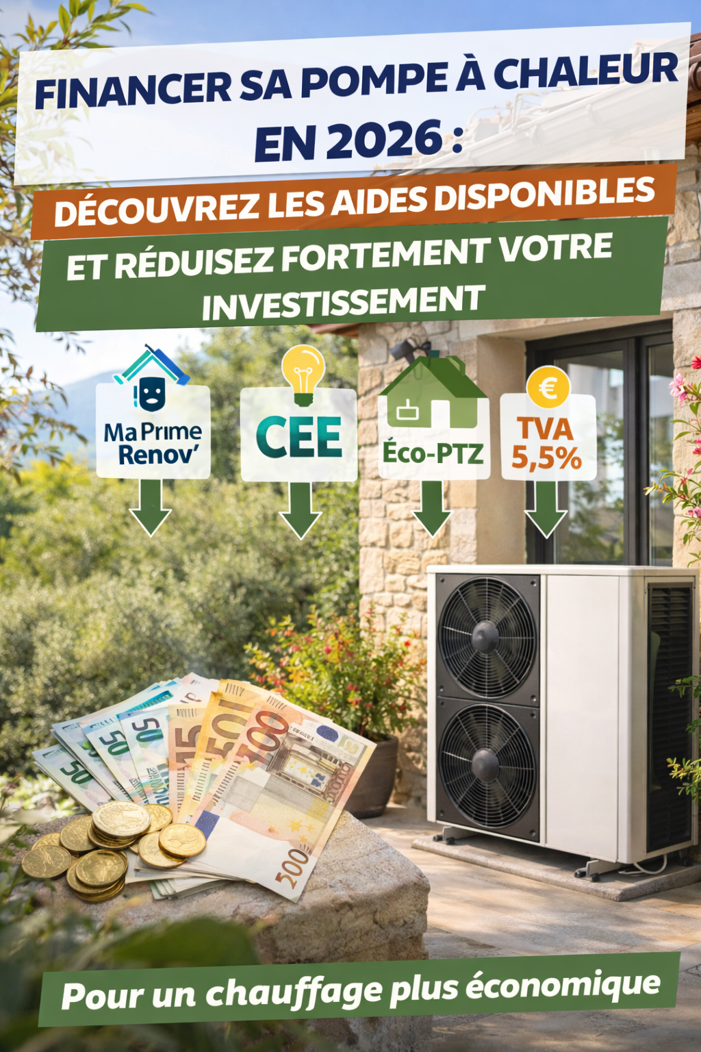 💰 Comment financer sa pompe à chaleur en 2026 ?