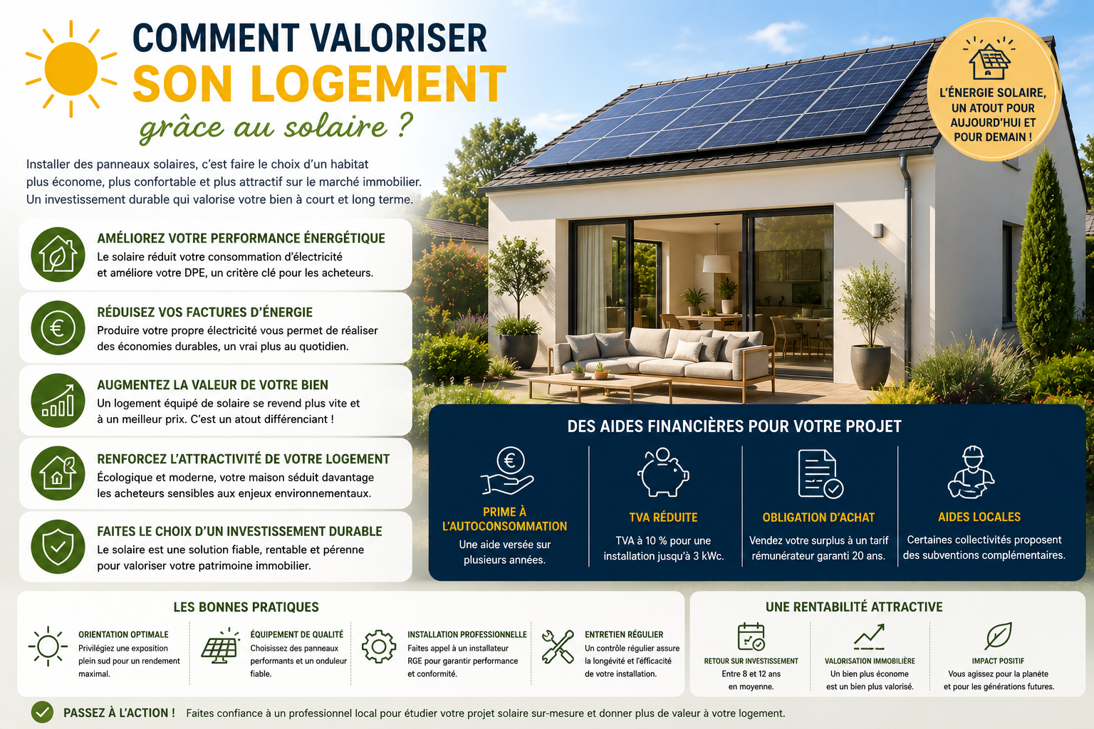 ☀️ Comment valoriser son logement grâce au solaire ?