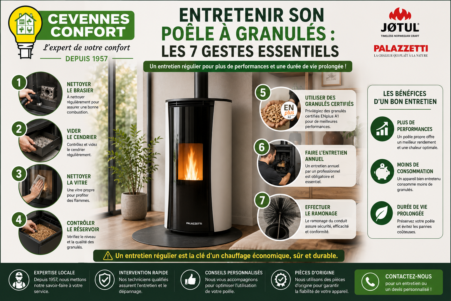 Entretien poêle à granulés : les bonnes pratiques pour prolonger sa durée de vie